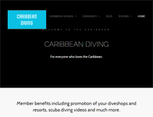 Tablet Screenshot of caribbean-diving.com